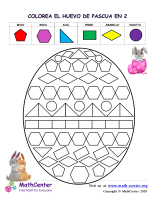 Colorear La Forma De Huevo De Pascua En 2