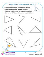 Identifica Los Triángulos Hoja 2