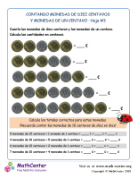 Contando 1 y 10 centavos (3) (Argentina)