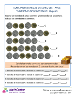 Contando 1 y 5 centavos (3) (Argentina)