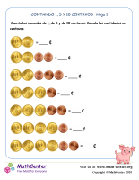 Contando 1, 5 y 10 centavos (1) (Argentina)