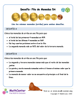 Pon en fila las monedas (5A) (Argentina)