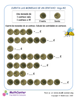 Contando monedas de 1 centavo (2) (Ecuador)