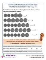 Contando 5 y 10 centavos (2) (Ecuador)