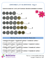 Contando 1, 5 y 10 centavos (2) (Ecuador)
