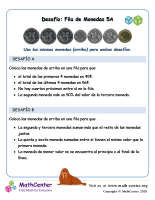 Pon en fila las monedas (5A) (Ecuador)