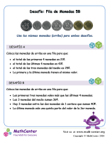 Pon en fila las monedas (5B) (Ecuador)