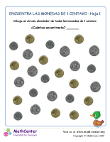 Encuentra monedas de 1 centavo (1) (Ecuador)
