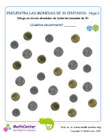 Encuentra monedas de 10 centavos (1) (Ecuador)