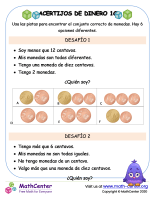 Acertijos de dinero Euro 1 C