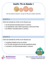 Desafío: Fila De Monedas Euro 1
