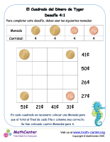 El cuadrado de Dinero de Tyger N°4-1 (Euro)