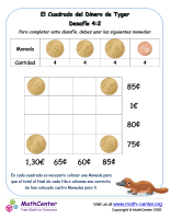 El cuadrado de Dinero de Tyger N°4-2 (Euro)