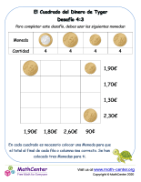 El cuadrado de Dinero de Tyger N°4-3 (Euro)