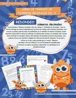 Libro de trabajo de números decimales no. 3 - Redondeo de números decimales