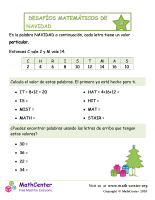 Desafío de matemáticas de Navidad n.º 1 B