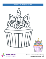 Colorear el cupcake N° 4