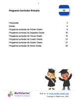 Programa Curricular Primaria El Salvador