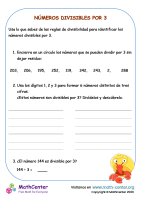 Números divisibles por 3 