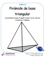 Pirámide De Base Triangular