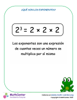 ¿Qué Son Los Exponentes?