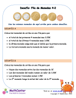 Desafío: Fila De Monedas Euro 4-2