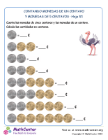 Contando 1 y 5 centavos (1) (Guatemala)