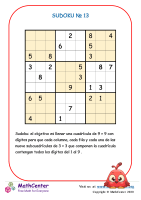 Sudoku N°13