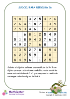 Sudoku N°36
