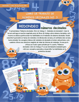 Libro de trabajo de números decimales no. 3 - Redondeo de números decimales