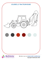 Colorie le tracteur