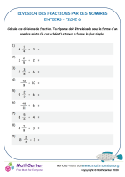 Division des fractions par des nombres entiers 6