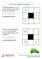 Le carré de quadra - puzzle 1