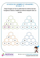 L'hexagone numérique de sally - puzzle 2