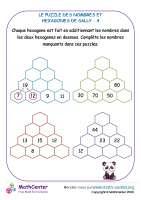 L'hexagone numérique de sally - puzzle 4
