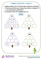 L'arbre d'addition - puzzle 4