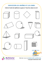 Identifier des sphères et des cubes