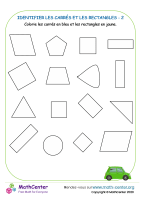Identifier des carrés et des rectangles 2
