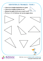 Identifier des triangles fiche 2