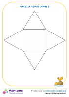 Pyramide à base carré - patron 2