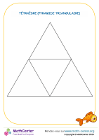 Tétraèdre (pyramide à base triangulaire) - patron