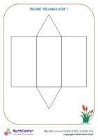 Prisme triangulaire - patron 1
