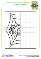 Araignée - copie de symétrie