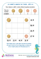 Le carré d'argent de tyger n°4-1 (euro)