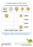 Le carré d'argent de tyger n°4-3 (euro)