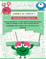 Formes 3d - partie 4 - construire des formes en 3d