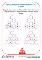 L'hexagone numérique de sally - puzzle 3