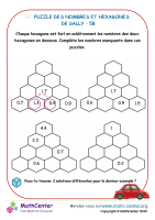 L'hexagone numérique de sally - puzzle 5b