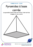 Pyramide à base carrée