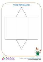 Prisme triangulaire - patron 1